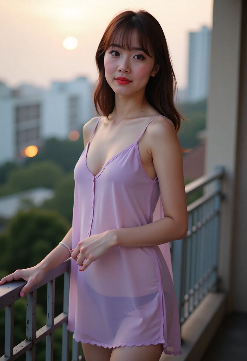 海边黄昏剧照